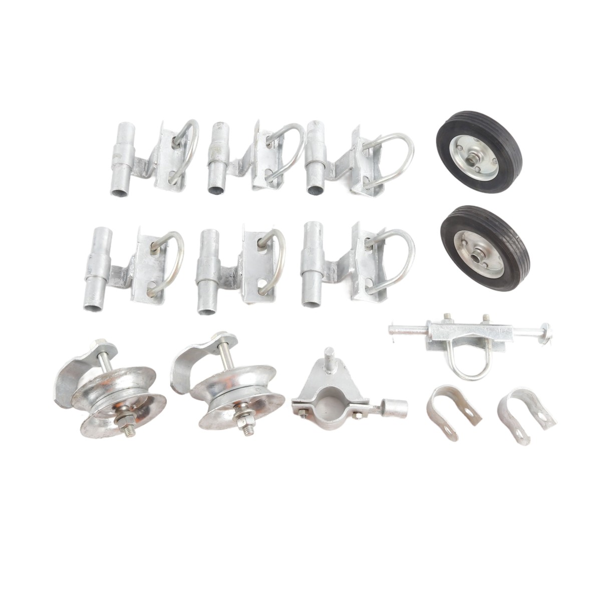 Chain Link Rolling Gate Hardware Kit for Rolling/Sliding Gates (Steel