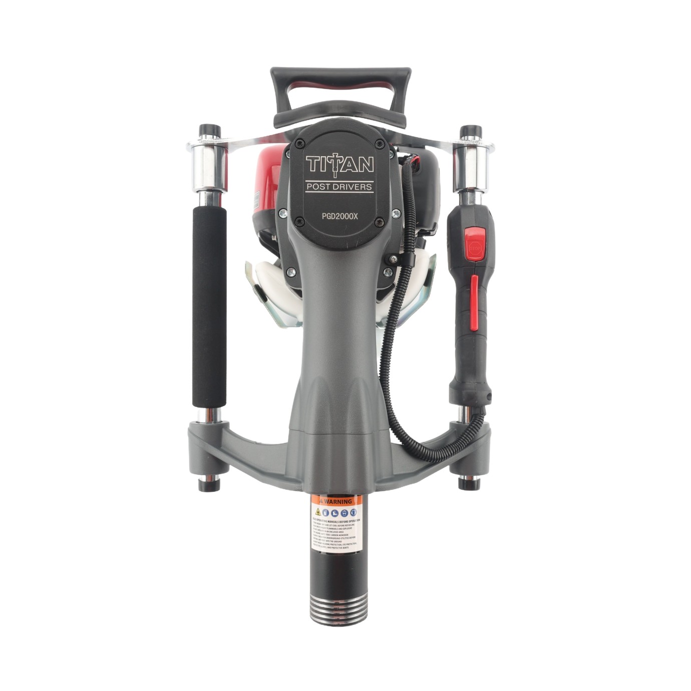 Titan Post Drivers PGD2000X Gas Powered Contractor X Series Driver with ...
