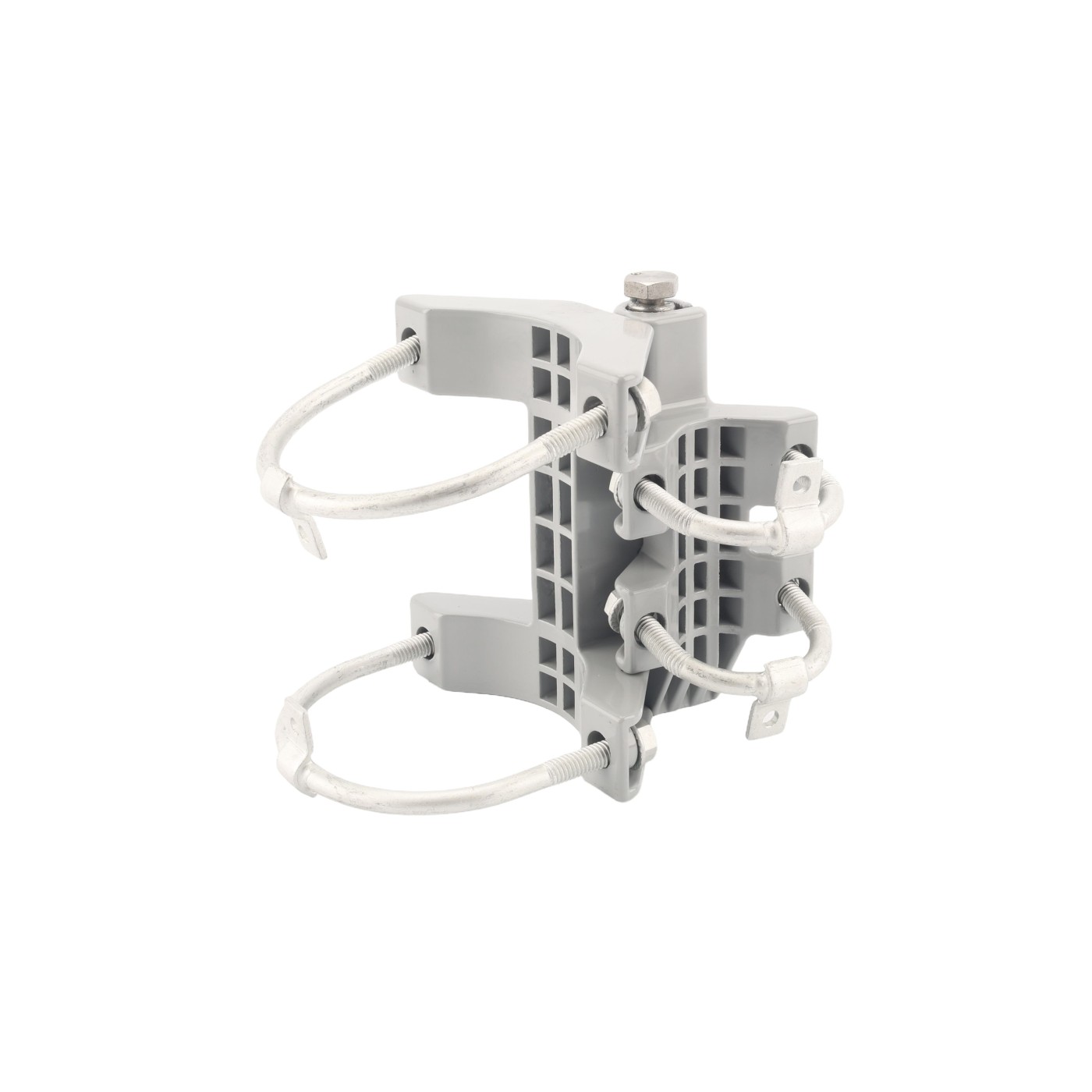 Chain Link Gray Self-Closing Spring Universal Gate Hinge (1 3/8