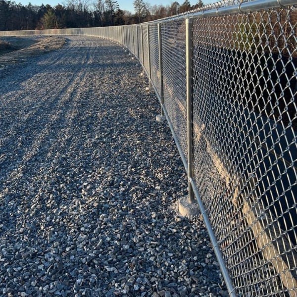 4' x 50' Chain Link Fence Mesh Roll | Galvanized 9GA Steel