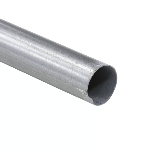 Chain Link 6' Long x 2 1/2" [2.375" OD / 2 3/8" OD] Round Residential Fence Pipe Tubing [0.065" Wall] (Single Piece) - (Galvanized Steel)