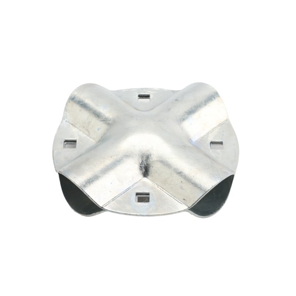 4 Way Connector Bracket Bolt on Bracket for 1 5/8" x 1 5/8" Round Post (Default)