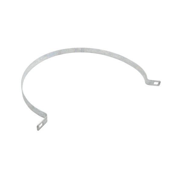 Chain Link 12" [12 3/4" OD] Heavy Brace Band [11 Gauge / 1"] - Rail End Band (Galvanized Steel)