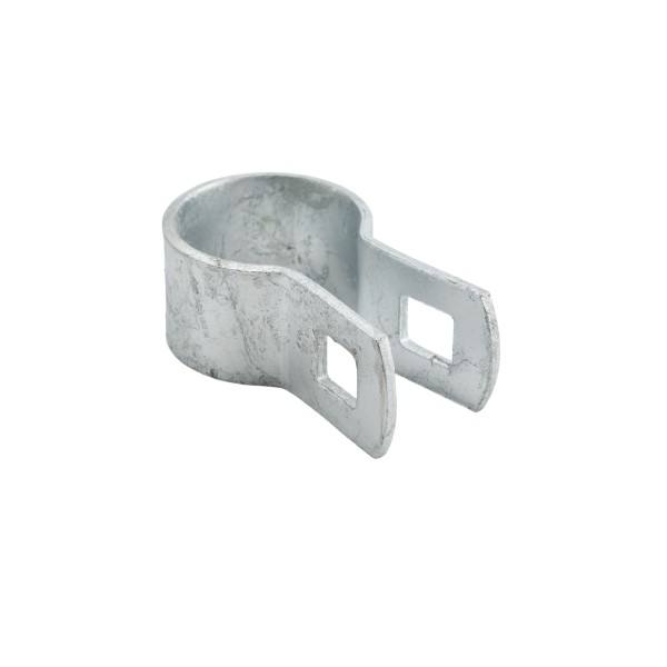 Chain Link 1 3/8" Heavy Brace Band - Rail End Band (Galvanized Steel)