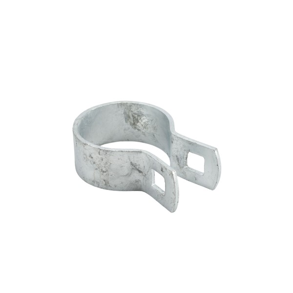 Chain Link 2" [1 7/8" OD] Heavy Brace Band - Rail End Band (Galvanized Steel)