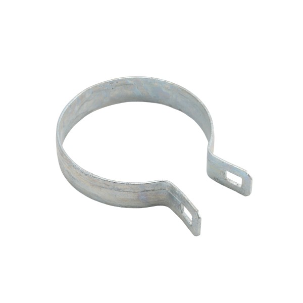 Chain Link 3 1/2" Beveled Brace Band [12 Gauge] - Rail End Band (Galvanized Steel)