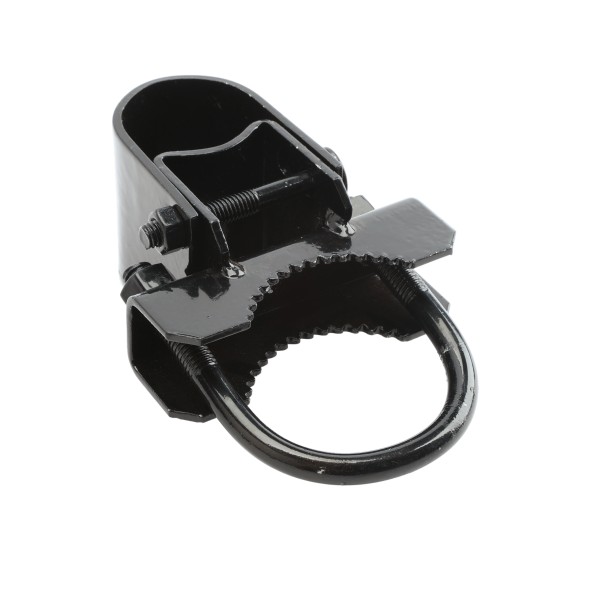 Chain Link 2 1/2" [2 3/8" OD] Black Bulldog Industrial Gate Hinge - Butt Hinge (Pressed Steel) (Hinge)