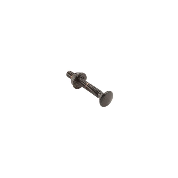 Chain Link 1/4" x 1 3/4" Carriage Bolt & Nut (Dacrotized & Black)