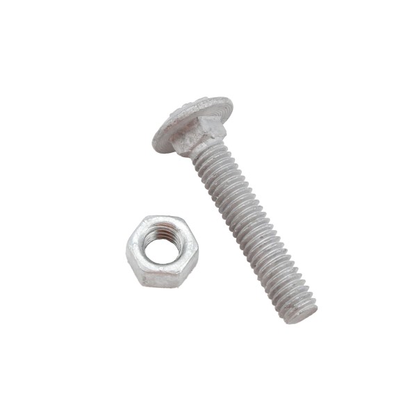 Chain Link 5/16" x 1 3/4" Carriage Bolt & Nut (Hot Dip Galvanized Steel)