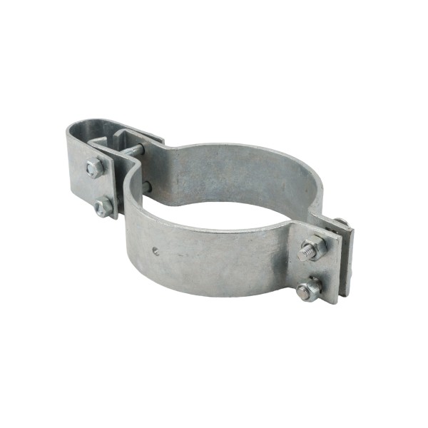 Chain Link Fence Commercial Cox Gate Hinge 6 5/8" x 1 5/8" or 2" (1 7/8 OD) (Pressed Steel Galvanized)