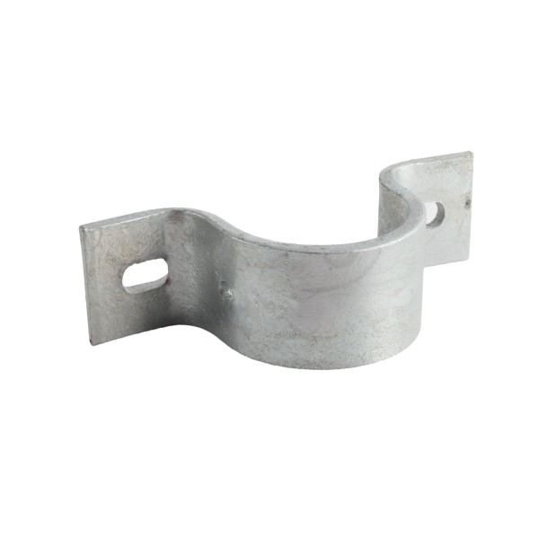 Chain Link 3" (2 7/8" OD) Industrial Facia / Side Wall Mount Chain Link Fence Bracket (Heavy Duty Pressed Steel Hot Dip Galvanized)