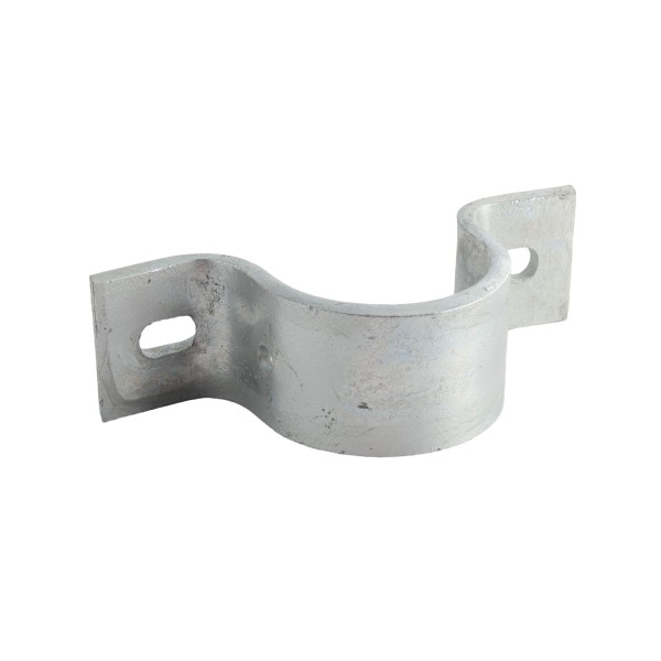 Chain Link 4" Industrial Facia / Side Wall Mount Chain Link Fence Bracket (Heavy Duty Pressed Steel Hot Dip Galvanized)