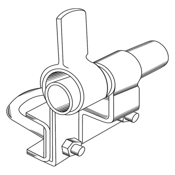 Chain Link Cantilever Gate Roller Stop for 1 5/8" Track