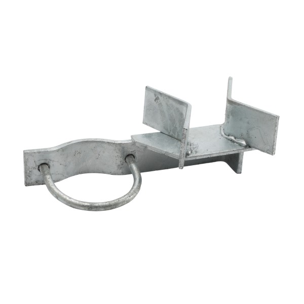Chain Link 4" Heavy-Duty Round Cantilever Slide Gate Guide Bracket (Default)