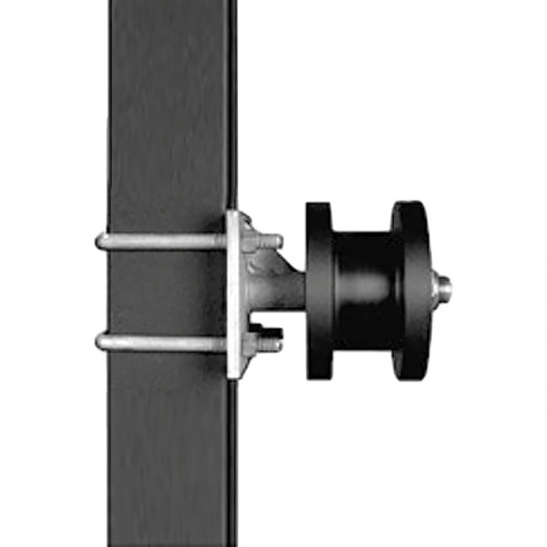 Chain Link 4" Square Post x 2" Square Gate Frame Nylon Cantilever Roller for Sliding Gates (Malleable Steel) 