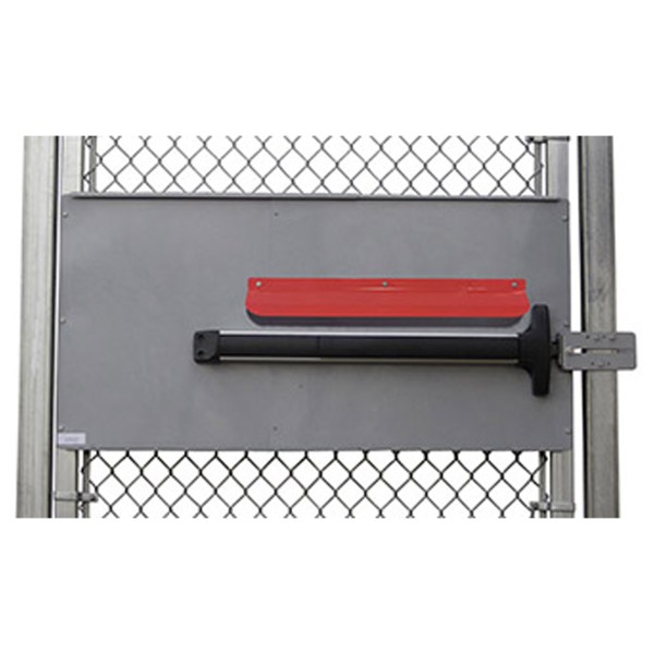 Chain Link DAC Push Pad Protector Panic Exit Hardware (Red)