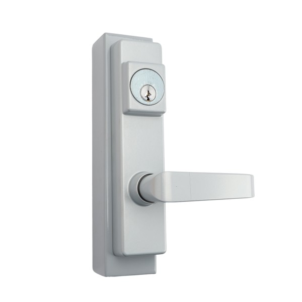 Chain Link DAC Lever Handle With Storeroom Function For Detex Bar (Silver)