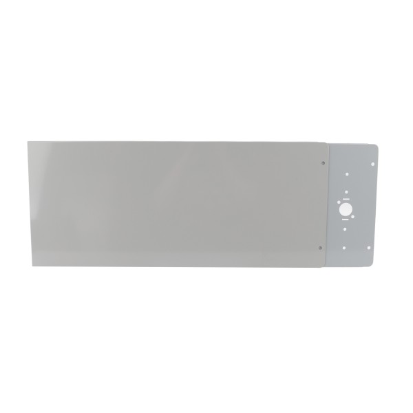 Chain Link DAC 12" Universal Adjustable Mounting Plate For Panic Exits (Silver)