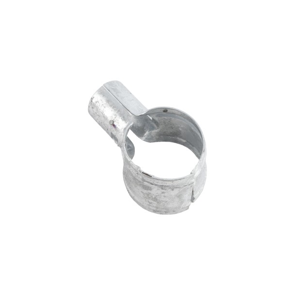 Chain Link 3" [2 7/8" OD] x 1 5/8" End Rail Clamp - Rail Band, T Clamp (Galvanized Steel)