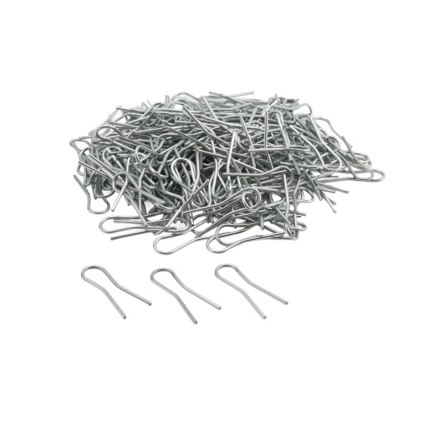 EZ Twist (12 Gauge Core) Preformed Galvanized Steel Tie Wires - 1000 Pack - EZTT-11-TW (Fence Ties)