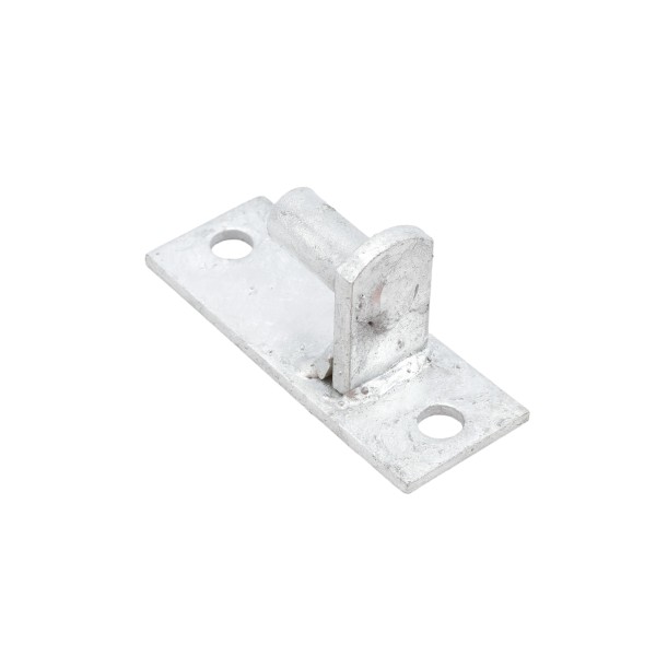 Chain Link 5/8" Flat Back Male Wall Gate Hinge Bolt On - Gate Post Hinge (Pressed Steel)