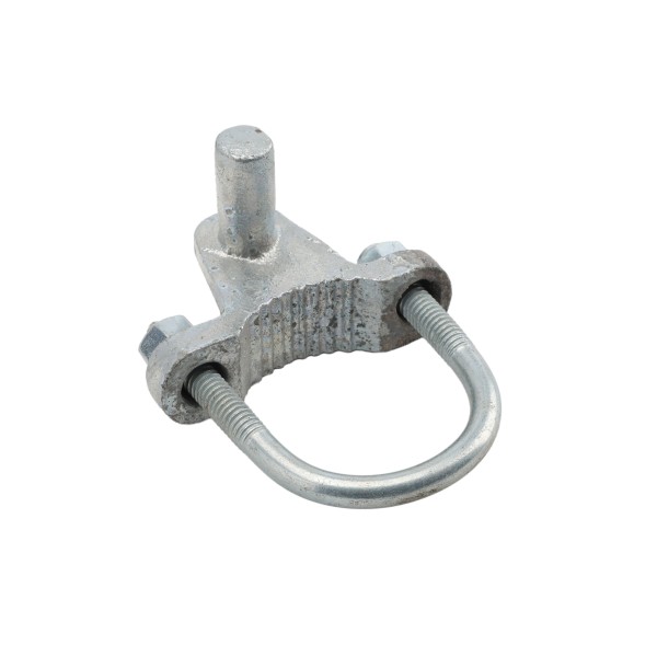 Chain Link Heavy Duty 2" [1 7/8" OD] x 5/8" Male Gate Post Hinge (Galvanized Malleable Steel)