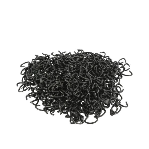 500 Bag Upholstery Hog Rings (Aluminum) (Black)