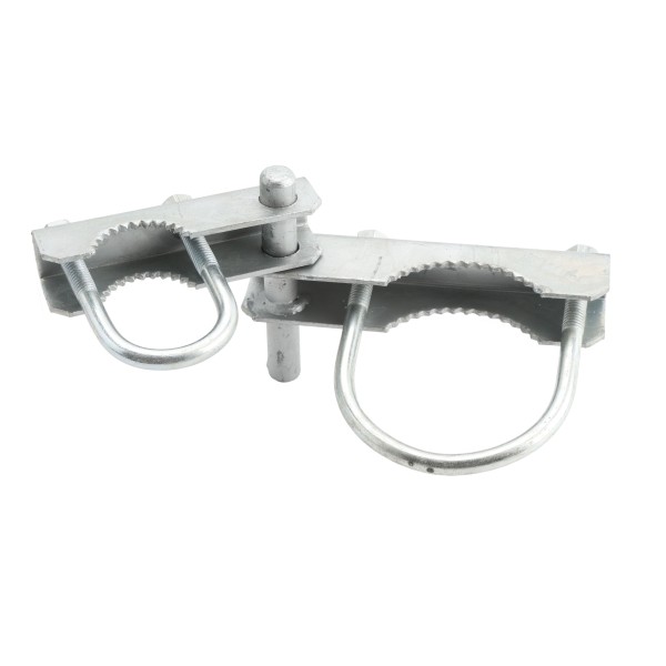 Chain Link 4" Industrial Offset Hinge (Pressed Steel)