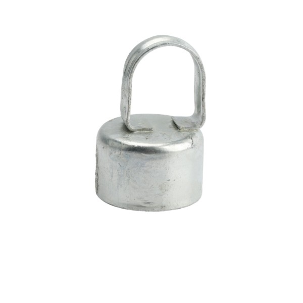 Chain Link 3" [2 7/8" OD] x 2" [1 7/8" OD] Top Rail Eye Top Loop Cap - Line Post Top Cap 