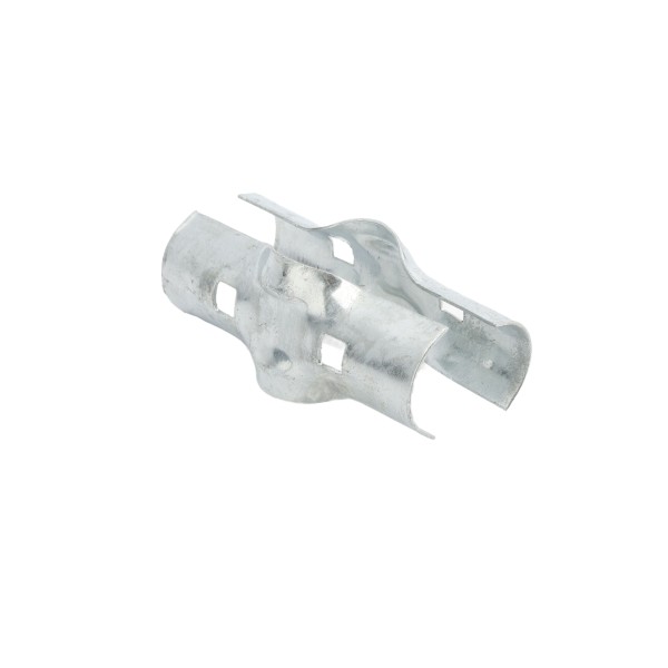 Chain Link 1 5/8" x 1 5/8" Line Rail Clamp - Boulevard Clamp (Galvanized Steel)