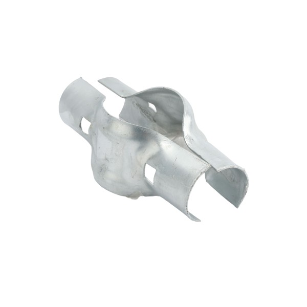 Chain Link 2 1/2" [2 3/8" OD] x 1 5/8" Line Rail Clamps - Boulevard Clamp (Galvanized Steel)