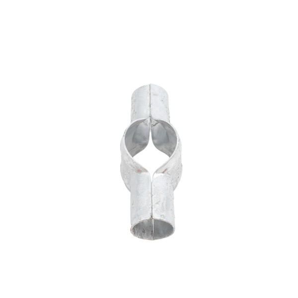 Chain Link 2 1/2" [2 3/8" OD] x 1 5/8" Line Rail Clamps - Boulevard Clamp (Galvanized Steel)