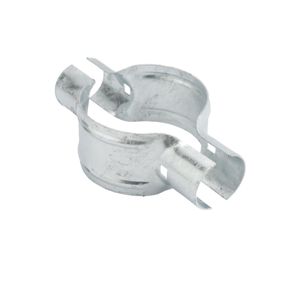 Chain Link 3" [2 7/8" OD] x 1 5/8" Line Rail Clamp - Boulevard Clamp (Galvanized Steel)