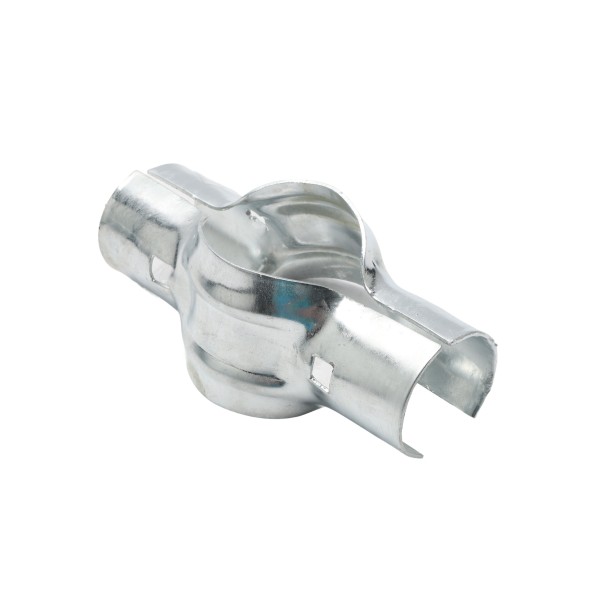 Chain Link 3" [2 7/8" OD] x 1 5/8" Line Rail Clamp - Boulevard Clamp (Galvanized Steel) (Clamp)