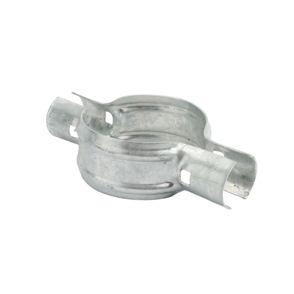 Chain Link 4 1/2" x 1 5/8" Line Rail Clamp - Boulevard Clamp (Galvanized Steel) 