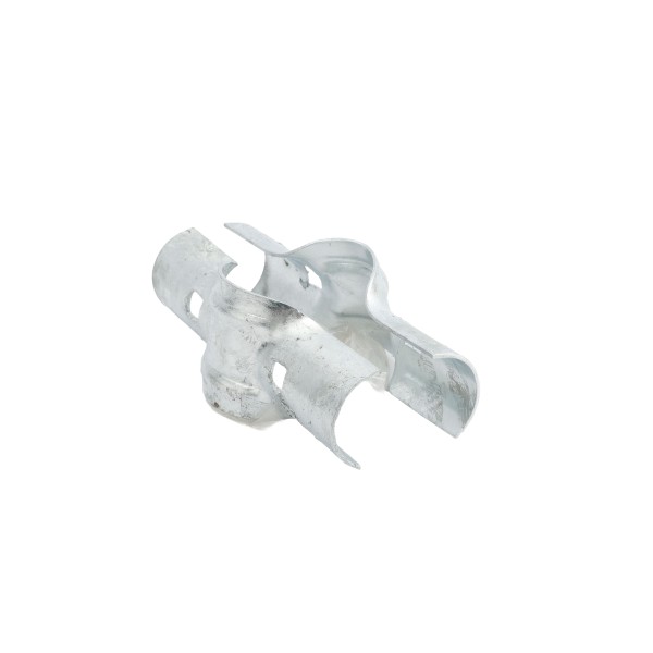 Chain Link 4" x 1 5/8" Line Rail Clamp - Boulevard Clamp (Galvanized Steel)