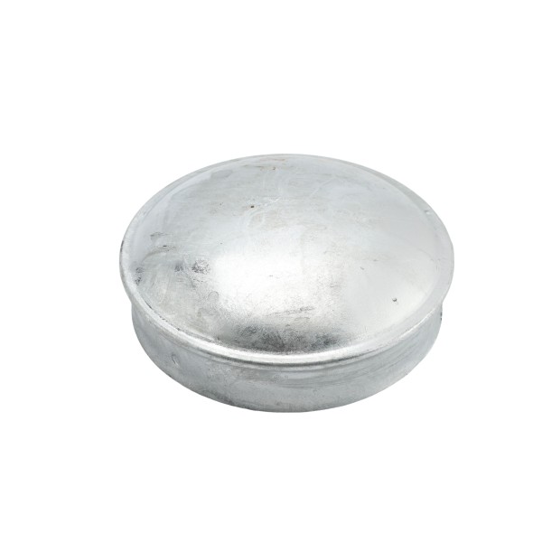 Chain Link Fence 4 1/2" [And SCH40 4 1/2" OD Pipe] Galvanized External Round Dome Fence Post Cap (Pressed Steel)