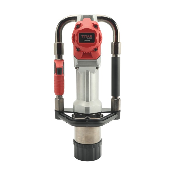 Titan Post Drivers PED1040E 40V DC Battery Power Post Driver with (2) 4Ah Batteries, Dual Charger, & Adapter Sleeves