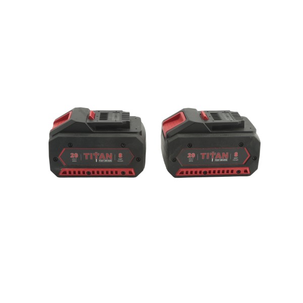 Titan Post Drivers 8Ah Lithium Battery for PED1040V (2Pk) - PED10EPRT-08B2PK