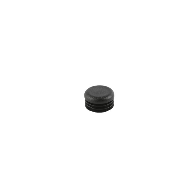 Chain Link Black Pipe Plug for 1 3/8" Pipe or 1.125" ID - Internal Pipe Cap (Polyethylene)