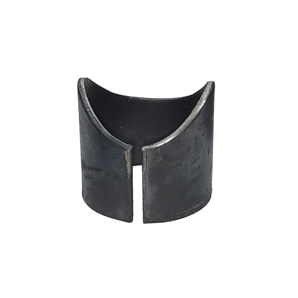 Chain Link Pipe Saddle 1 7/8" x 1 7/8" Pipe Pal Weld on Saddle (Bare Raw Steel)