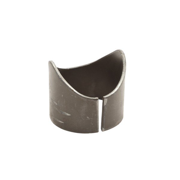 Chain Link Pipe Saddle 2 3/8" x 2 3/8" Pipe Pal Weld on Saddle (Bare Raw Steel) - SPP238X238