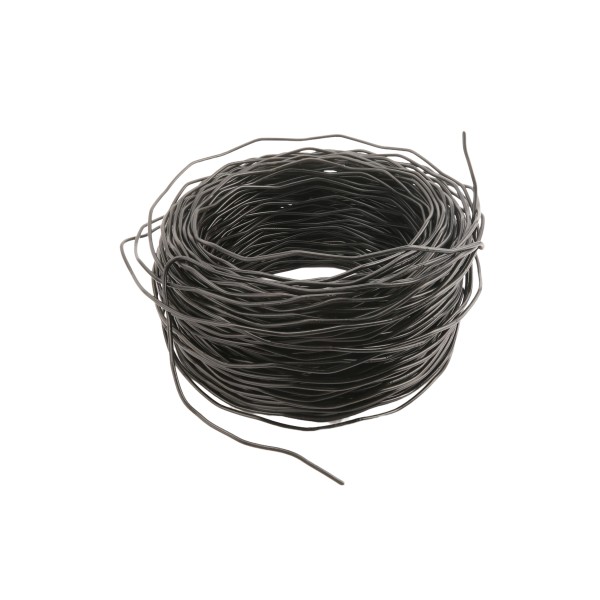 Chain Link 500' Black Spring Crimped Tension Wire [7 Gauge] (Steel)