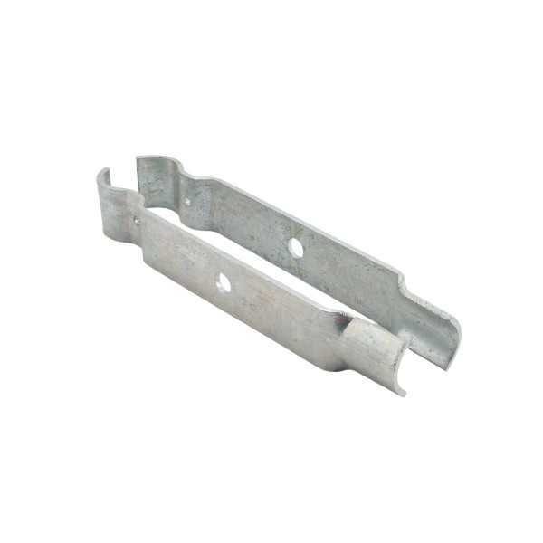 Chain Link Fence Single Wheel Carrier Bracket 1 5/8" x 6" - Heavy Duty HDG (Bracket Only - Wheel Shown As Example)