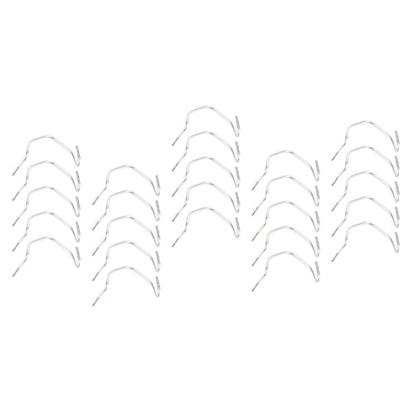 Studded T-Post Fastening Clips For Chain Link Fence (Pack of 25) Galvanized - TPOSTCLIPS