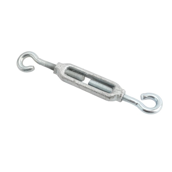 Heavy Duty Commercial Truss Rod Turnbuckle Tightener 3/8 x 6" (Malleable Hot Dip Galvanized)