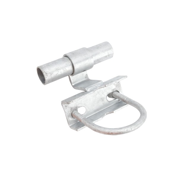 Chain Link 2 1/2" [2 3/8" OD] or 3" [2 7/8" OD] Universal Heavy-Duty Track Bracket (Galvanized Pressed Steel)