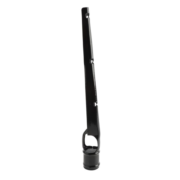 Chain Link 2" [1 7/8" OD] x 1 5/8" Black 3-Strand Vertical Barb Wire Arm - Line Post Barb Arm (Pressed Steel) (Arm)