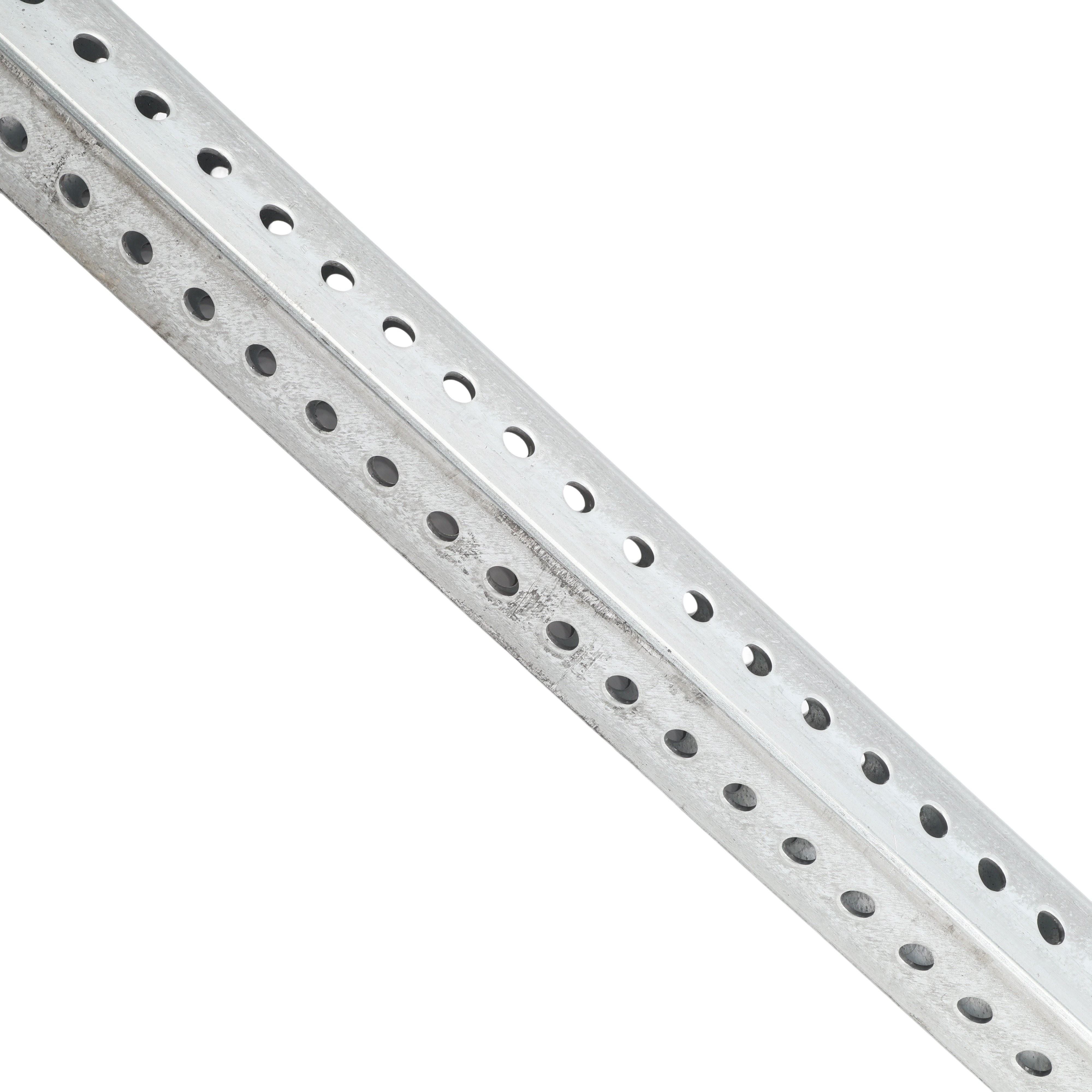 Telespar 2 x2" Square Sign Post with Holes 7' Long 12 Gauge (Pre-Galv ...