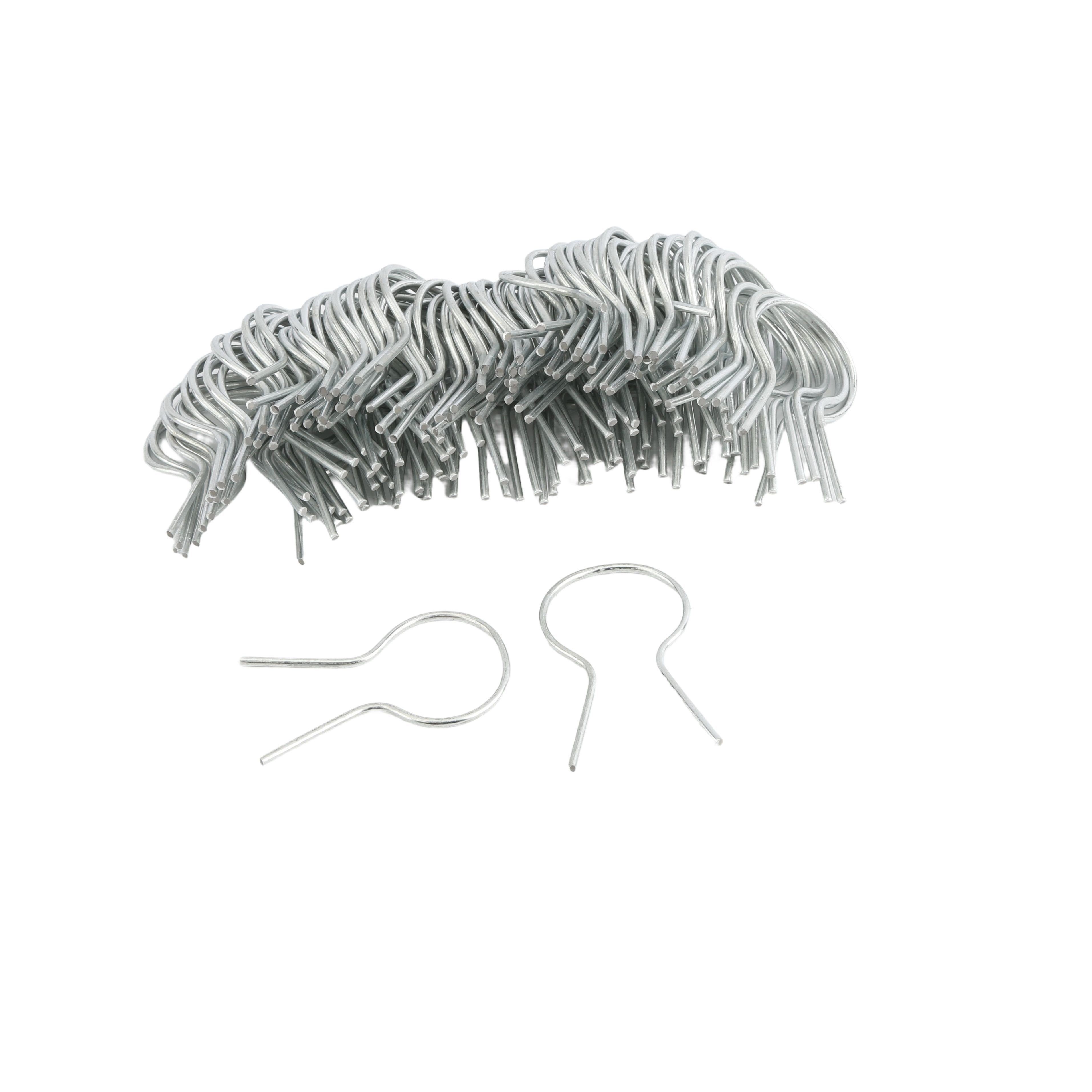 DF_SUPPLY EZ Twist 1 5/8 In. X 8 Gauge Preformed Steel Tie Wire – 100 Pack For Chain Link Fence